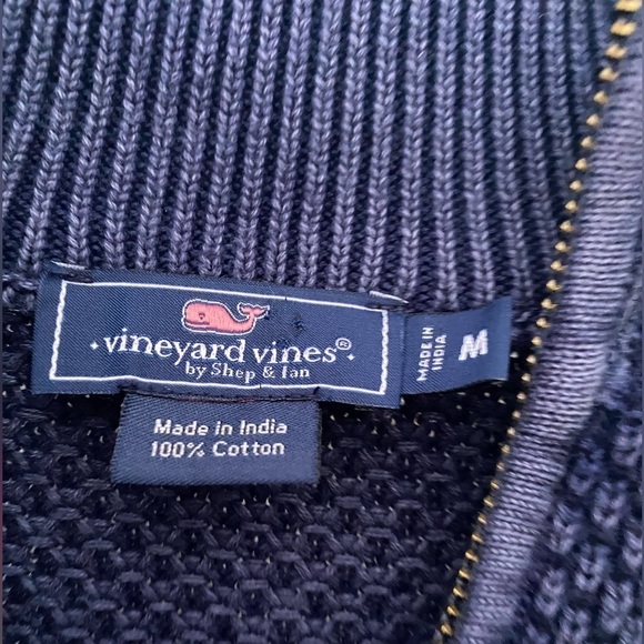 Vineyard Vines Quarter Zip Sweater Boys Size M - Picture 7 of 9
